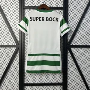 25-26 Sporting Lisbon Home Women Shirt Lady Uniform Sino AAAAJersey Supply Yupoo 2