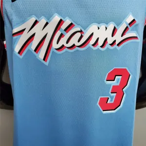 WADE #3 Miami Heat V-neck blue 6