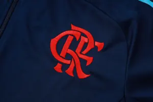 24-25 Flamengo Navy Football Tracksuit Long Jacket Suits 1