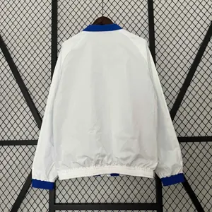 23-24 Santos Laguna Reversible Windbreaker White&Blue Double-Sides Jacket Soccer Jerseys For Sa 5