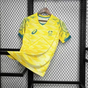 2024 Australia Home Kit Soccer Uniform AAAAJerseys Dropshipping Yupoo 1