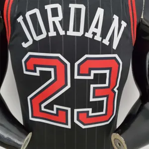 75th Anniversary Jordan #23 Bulls Flyers Black NBA Jersey 2