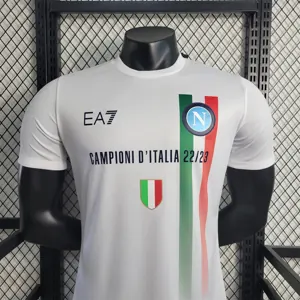 23-24 Napoli White Champions Player Version 1