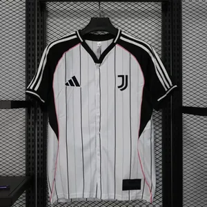 25-26 Juventus Baseball style Pre Match Casual Training Soccer shirt AAAAJersey Supply Yupoo