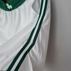 75th Anniversary Boston Celtics White NBA Shorts 5