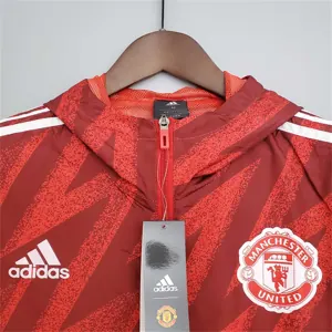 21-22 Manchester United red windbreaker 1