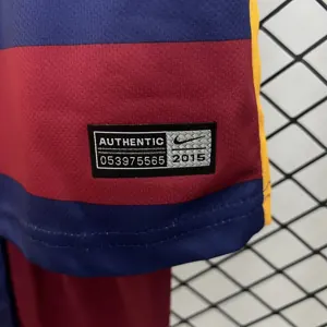 15-16 Barcelona Home Retro Kid Kits Youth Apparels Sport AAAAJersey Yupoo 8