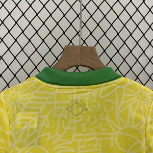 2024 Brazil Home Kid Kits Children Sets Soccer Jersey Yupoo 5