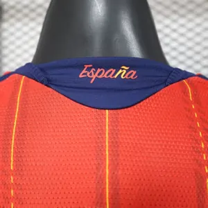 2026 Spain Home Kit Soccer World Cup Player Version Long Sleeve Shirt AAAAJersey Supply Yupoo 3