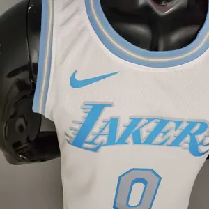 New Lakers KUZMA #0 Crew Neck Retro Limited Edition White 8