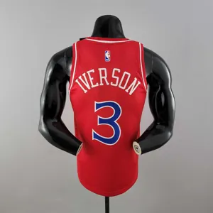 Rookie Philadelphia 76ers Iverson #3 red NBA Jersey 2
