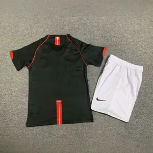 07-08 Manchester United Away Retro Kids Kits Children Sets Football AAAAJerseys Yupoo 2