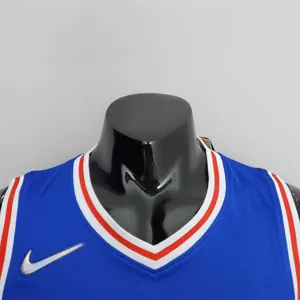 75th Anniversary Philadelphia 76ers HOWARD#39 Blue NBA Jersey 1
