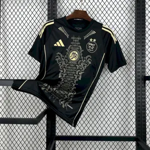 2024 Algeria Black Shirt Football T-Shirt AAAAJersey Supplier Yupoo