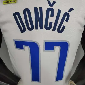 DONCIC#77 Lone Ranger home White 3