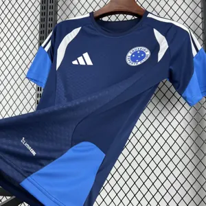25-26 Cruzeiro Pre-Match Kit Soccer T-Shirt AAAAJersey Supply Yupoo 4