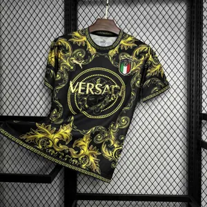 2022 Italy X Versace Black Gold Special Edition Kit AAAAJersey Supplier Yupoo 3