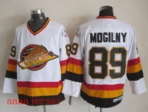 Vancouver Canucks retro ice hockey jersey M-3XL 温哥华加人队复古冰球服 1