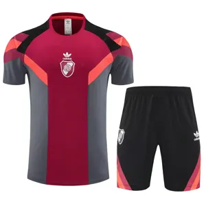 25-26 River Plate Red&Grey Training Kits Football Tracksuits