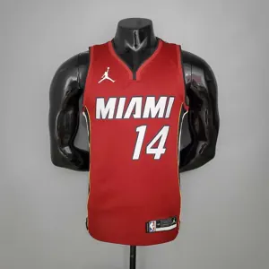 New Miami Heat Jordan HERRO#14 Burgundy