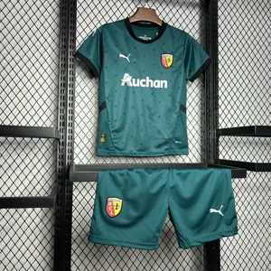 24-25 Lens Away Kid Kits Youth Apparels Football AAAAJersey Yupoo 4