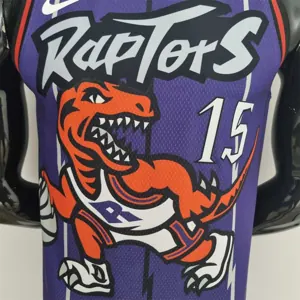 Toronto Raptors CARTER#15 Purple NBA Jersey 4