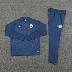 24-25 Manchester City Long Sleeve Training Suit Football Shirts 1