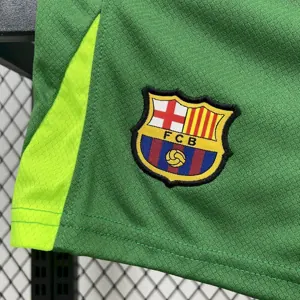 25-26 Kids Barcelona Goalkeeper Green Kit Youth Apparels Football AAAAJersey Dropship Yupoo 4