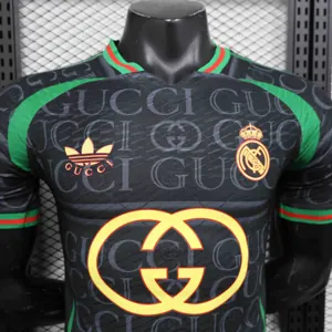 24-25 Real Madrid x Gucci Joint Special Edition Player Version Shirt Soccer AAAAJersey Yupoo 1