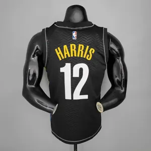 New Brooklyn Nets HARRIS#12 City Edition Black 2
