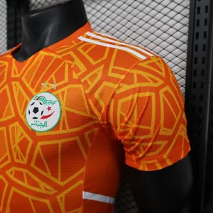 2023 Algeria Orange Player Version S-XXL Cheap Football Kit 3