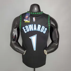 EDWARDS#1 2018 Retro Timberwolves Black 2
