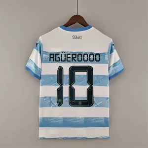 22-23 Manchester City commemorative white blue 9