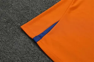 22-23 Barcelona training suit short sleeve kit orange 9