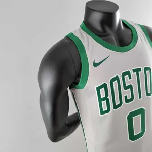 Tatum#0 Boston Celtics Grey NBA Jersey 1