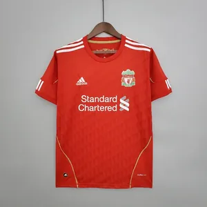 10-11 Retro Liverpool Soccer Jersey Home S-2XL