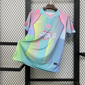 25-26 Barcelona Blue X KAROLG Football T-Shirt Custom Edition AAAAJersey Dropship Yupoo