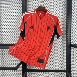 25-26 Manchester United Baseball style Pre Match Casual Training Soccer shirt AAAAJersey Yupoo