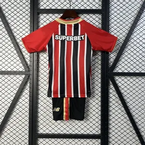 25-26 Sao Paulo Away Kid Kits Youth Apparels Soccer AAAAJersey Yupoo 7