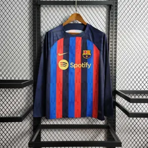 22-23 Barcelona home long sleeve
