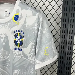 2025 Brazil Christ The Redeemer White Special Edition Shirt Soccer Uniform AAAAJersey Wholesale 4