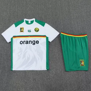 25-26 Cameroon White Training Kits Football Tracksuits 1