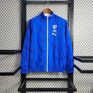 Windbreaker Al Hilal Double sided style S-XXL Soccer Jerseys 3