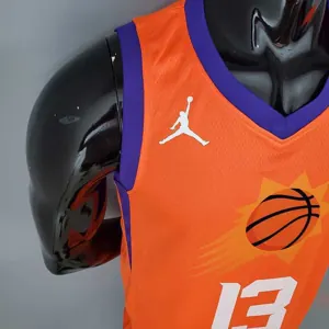 2021 NASH#13 Suns Jordan Theme Orange 1