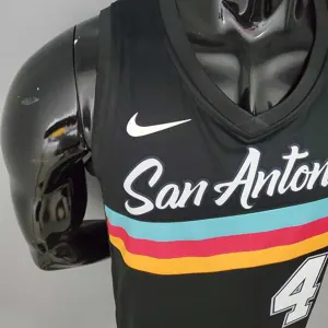 New WHITE#4 season Spurs City Edition black 4