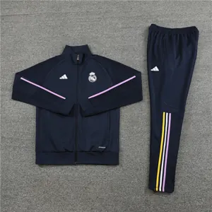 23-24 Real Madrid Navy Kits Jackets Suits Cheap Jerseys Yupoo 2
