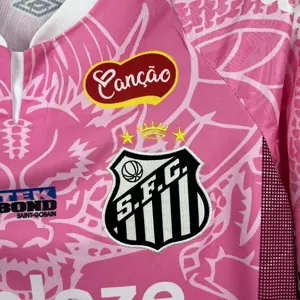 25-26 Santos Pink Dragon Pattern Kit Special Edition Soccer AAAAJersey Yupoo S-2XL 2