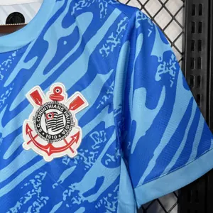 24-25 Corinthians Goalkeeper Blue Kit Soccer Unifrom AAAAJersey Dropshiping Yupoo 4