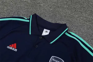 Polo Arsenal sapphire blue with red border 19