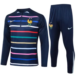 2024 France Long Sleeve Training Suit Football Shirts